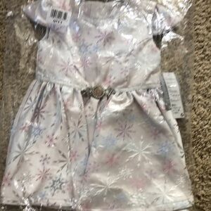 Charming Snowflake Patterned Dress